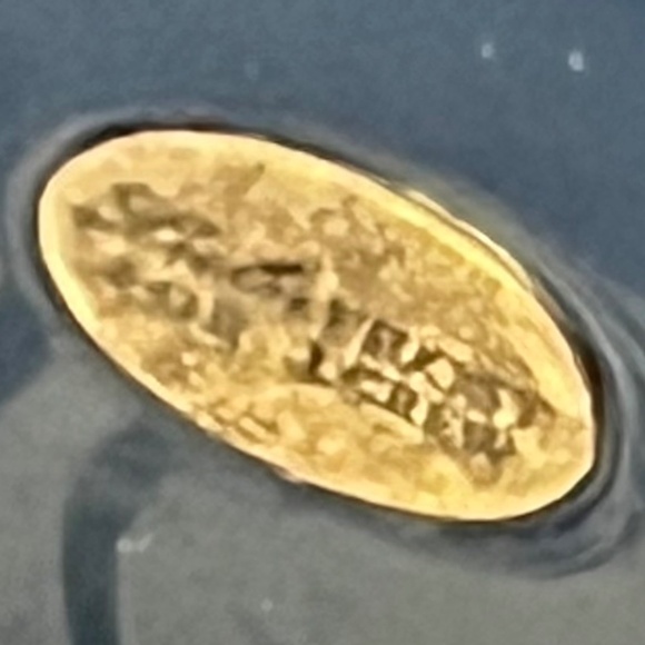 LULU FROST for J. CREW Bangle Bracelet Dark Blue Resin Rhinestones - Picture 5 of 7